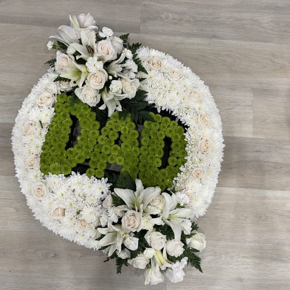 DAD Sympathy Wreath