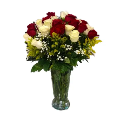 36 Mixed Roses Arrangement